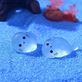 [túi mù] Con dấu phát sáng Trang trí động vật biển Mặt dây chuyền phát sáng Vườn vi mô Thủ công Phong cảnh Cá Trang trí thủ công {đồ chơi}