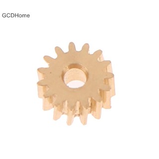 Gcdhome 1: 87 Modulus 0.2 15T Micro Brass Turbine Giun Tĩnh Thay Đổi Lỗ Bánh Răng Đường Kính 0.8mm / 1mm Giảm Bánh Răng Trục Kết Nối HOT