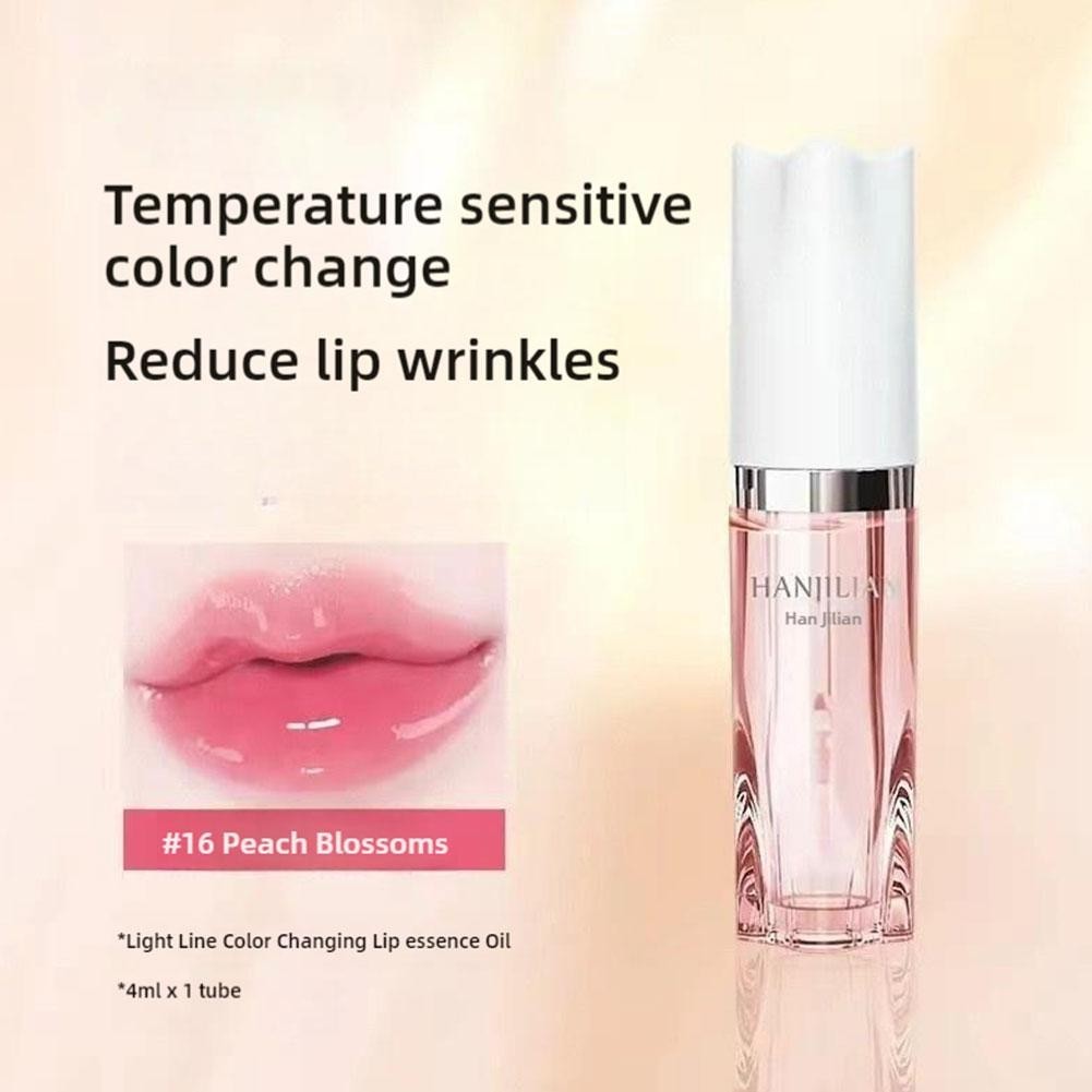 Cảm Giác Ấm Áp Đổi Màu Son Môi Chống Khô Nứt Mặt nạ Son Dưỡng Môi Hydrating Lip Lines E5O9