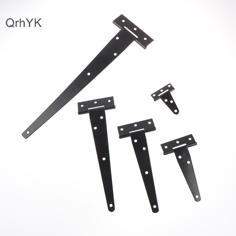 Nhà Máy Thời Trang Sơn Đen Hình Chữ T Bản Lề Tam Giác Tủ Shed Cửa Gỗ Bản Lề Phần Cứng QrhYK