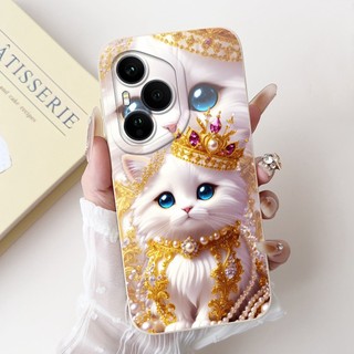 Dành Cho Honor 400 Pro Honor400 Vỏ Hoạt Hình Mèo Thỏ Dễ Thương Honor 400 400Pro 5G Vỏ Điện Thoại Silicon Mềm Bảo Vệ Ống Kính