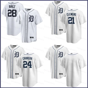Áo Khoác Cardigan jersey cầu thủ SY3 MLB Detroit Tigers Cabrera Baez phiên bản unisex YS3