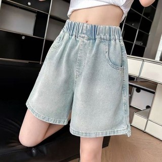 2026 Phong Cách Mới Bé Gái Bướm Thêu Quần Short Denim-Mùa Hè Mỏng Rời Thường Ngày