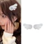 Treeling Angel Wing Kẹp Tóc Acrylic Giả Kẹp Tóc Nữ Bé Gái Tiệc Cưới