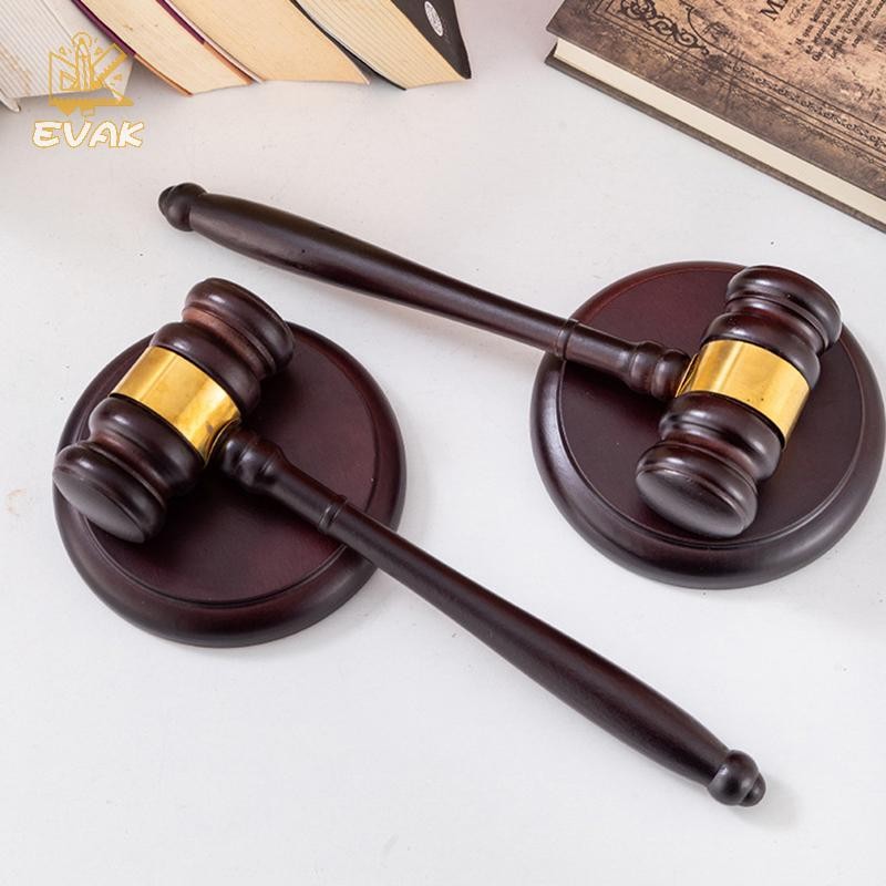 Alittlesetrtu Phụ kiện bàn làm việc hoàn hảo, Bộ gave và khối âm thanh bằng gỗ dành cho luật sư, thẩm phán, Chủ tịch hội đồng đấu giá, Chủ tịch câu lạc bộ VN