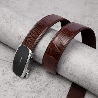 Thắt lưng nam,dây nịt da cá sấu FTTLeather thắt lưng da thật khóa tự động,dây lưng da bản liền DF94