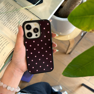 Pink Star + Band Aid KT Bracket cho iphone17 17air16promax 15promax 14 / 13 / 15 / 16pro iphone13 ốp lưng TPU mới chống bụi