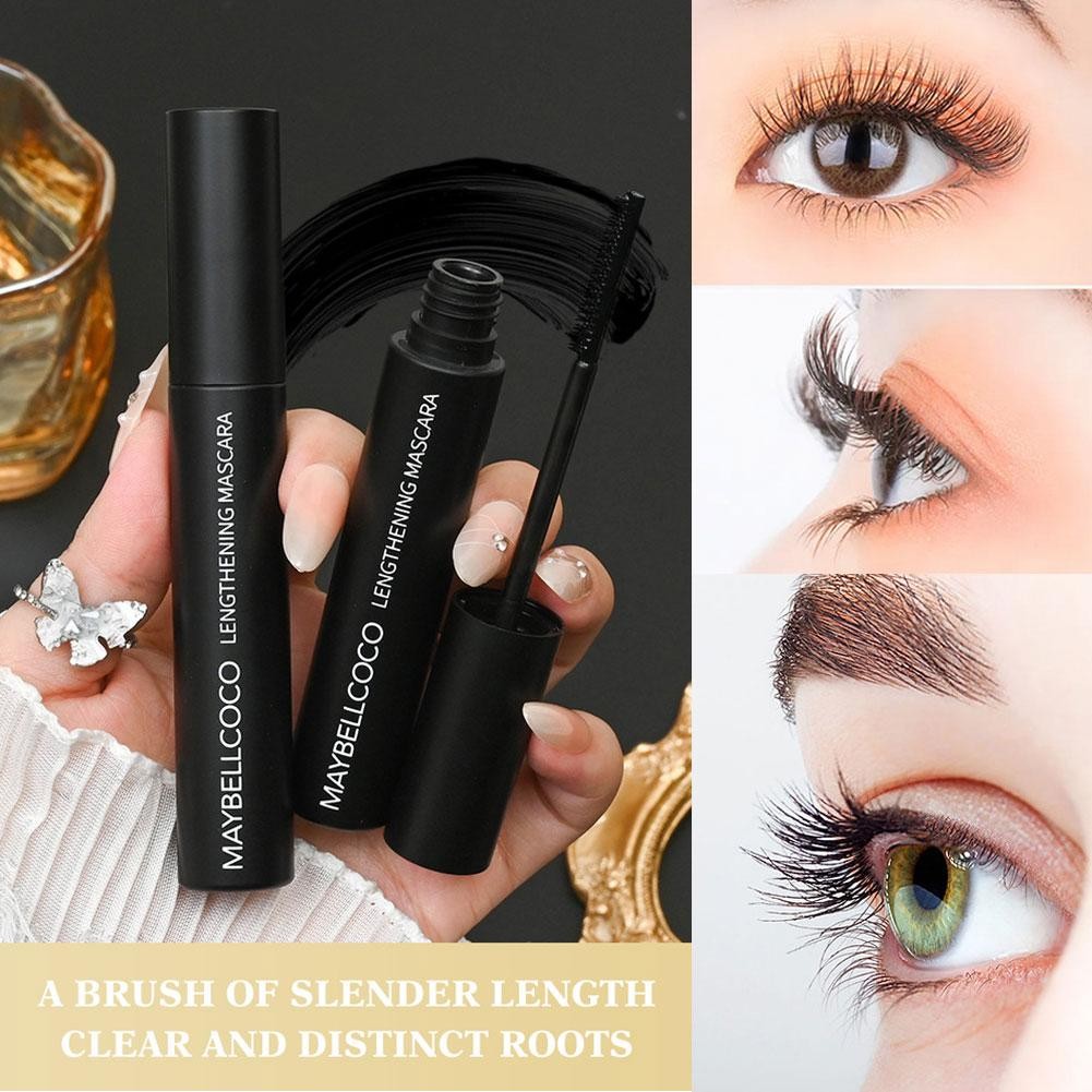 Mascara mi dày đặc chống thấm nước Uốn khô nhanh Dung tích trang điểm lớn S9c7