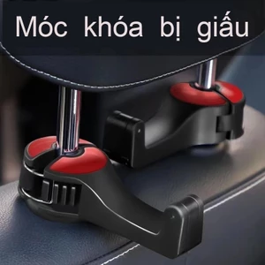 【MOTEX】Móc treo đồ trên ô tô gài trước sau ghế kèm giá đỡ kẹp điện thoại trên xe tiện lợi thiết kế chắc chắn cao cấp