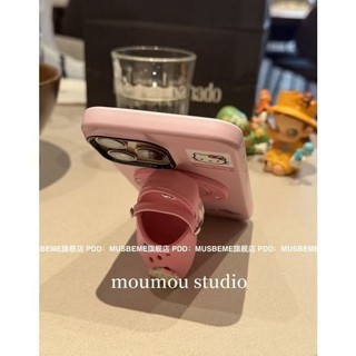 Phong Cách Hàn Quốc ins Wind Hole Shoes Plus KT Cat Thích Hợp Cho iPhone1516 Ốp Điện Thoại 14pro max Phong Cách Mới 13 Hàng Spot
