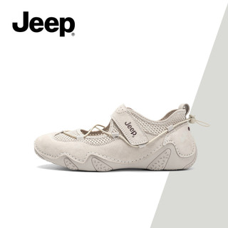 Xăng đan Nữ Mary Jane Jeep - Thoáng Khí, Phong Cách Thể Thao Mùa Hè Mới, Đế Mềm, Giày Đế Rộng Tối Giản