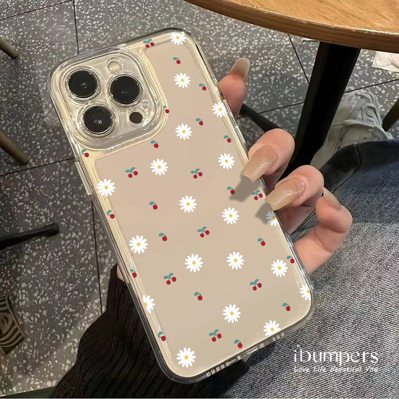 ibumpers Ốp Điện Thoại iPhone Blue Morning Glory Họa Tiết Cặp Đôi Ốp Lưng Trong Suốt Chống Sốc Cho IPhone 16 15 14 12 13 11 Pro Max IP 7 8 Plus X XS XR