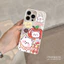 ibumpers Ốp Điện Thoại iPhone Happy Puppy Paradise Họa Tiết Cho IPhone 11 12 13 14 15 16 Pro Max Ốp Lưng Thiên Thạch Màu Kẹo Silicon Mềm Chống Sốc