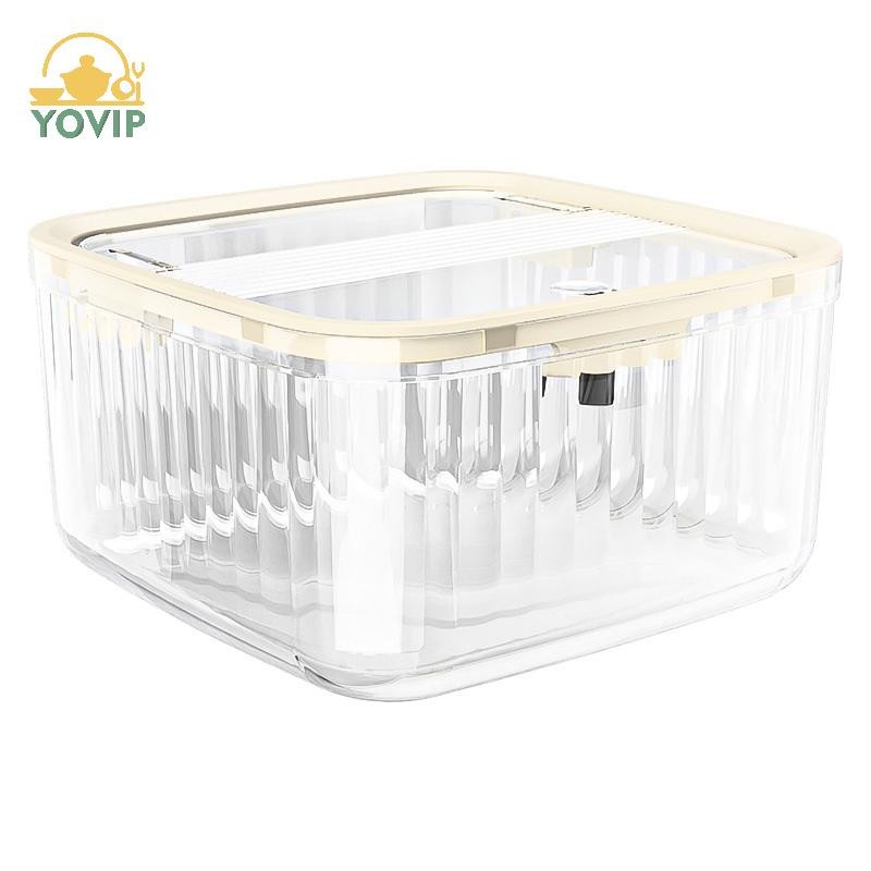 YOVIP Phụ Kiện Trong Suốt Hộp Sắp Xếp Hộp Bảo Quản Đa Năng Dây Buộc Tóc Trang Sức Phòng Tắm Để Bàn Có Sắp Xếp Lưu Trữ VN