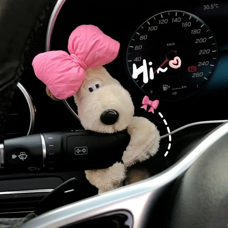 Kawaii Pig Sang Trọng Búp Bê Xe Kính Chắn Gió Khăn Lau Trang Trí Dễ Thương Phụ Kiện Xe Hơi Trang Trí Bàn Làm Việc Nhà Quà Tặng Sáng Tạo Cho Nữ Đáng Yêu Động Vật Trang Trí