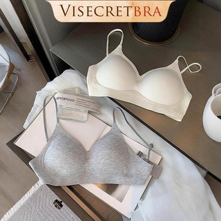 VN250754 Áo Lót Nữ Áo Bra Nữ Không Viền Mềm Mại Cúp Ôm Qủa Chống Xệ Nâng Đỡ Hoạt Tiết Trơn