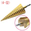 Mũi khoan hình nón thép phủ titan cỡ 4-12/20/32mm tiện dụng