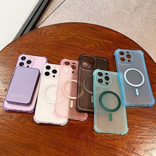 Ốp Điện Thoại Mờ Từ Tính Cho OPPO Reno 14 Pro 14F 12 10 Pro A5 Pro A5X A5i Reno 8T 5G Vỏ Mềm Chống Sốc Trong Suốt Mỏng