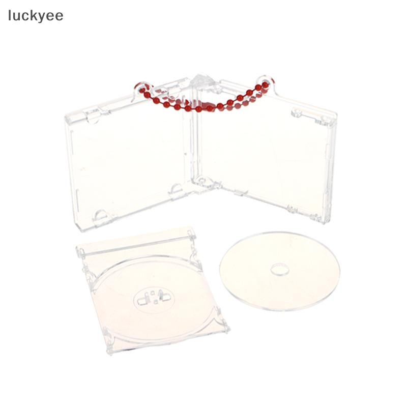 Luckyew Trống Album CD Case Móc Khóa CD Player Móc Khóa Ngoại Vi Kỷ Niệm Album Chìa Khóa Cho DIY Ba Lô Mặt Dây Chuyền TQ