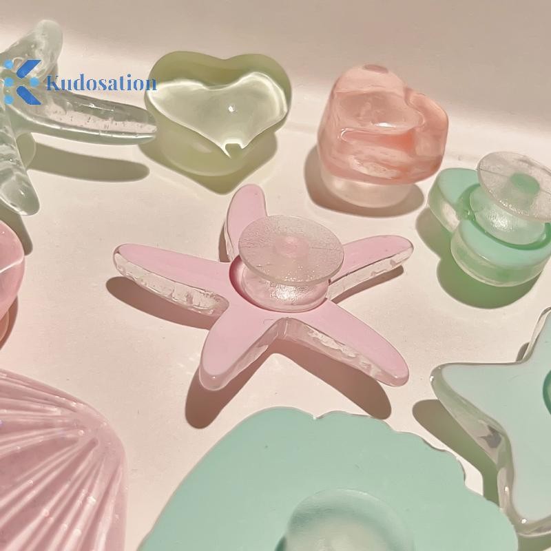 Kudosation 1 Bộ DIY Tắc Sandal Sân Vườn Giày Trang Trí Dễ Thương Sao Biển Nhựa Giày Quyến Rũ Phụ Kiện Khóa Chân Bé Gái Nữ Quà Tặng