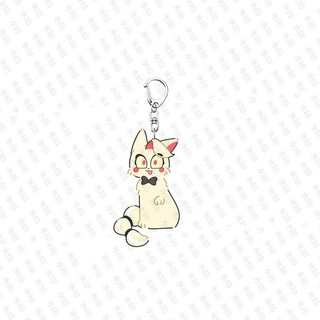 Vaggie Valentino Anime Móc Khóa Alastor Sir Pentious Nam Móc Chìa Khóa Cho Nữ Hoạt Hình Thời Trang Hình Acrylic Móc Khóa Mặt Dây Chuyền Quà Tặng