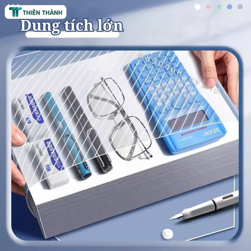 Bìa Đựng Hồ Sơ A4 Trong Suốt - Clear Bag Đa Năng, Chống Thấm Nước, Tiện Lợi Cho Học Sinh/Văn Phòng, Sắp Xếp Gọn Gàng
