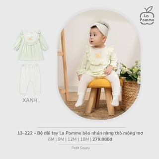 La pomme AW025 BST Bộ dài tay La Pomme T8.4