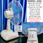 Giá Sỉ ONL - [HONJIANDA FL 626] Quạt sạc tích điện để bàn AC&DC có đèn LED & USB, Bảo hành 12 tháng, tiểu/trung/đại- Led — ảnh 5