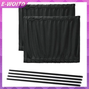 E-WOITD 2 Chiếc Ô Tô Chống Tia UV Rèm Nắng Bên Cửa Sổ Tấm Che Lưới HNVN