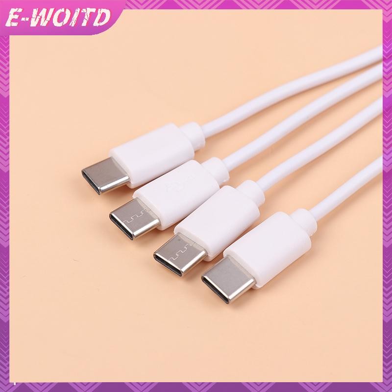 E-woitd 20CM Cáp Sạc USB C 4 Trong 1 4 Cổng USB Bộ Chia Cáp Sạc Loại C Kết Nối Cho Điện Thoại Di Động Điện Thoại Thông Minh Máy Tính Bảng HNVN