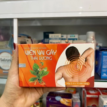 COMBO 2 HỘPViên Vai gáy Thái Dương - hộp 30 viên đau mỏi vai gáy, đau mỏi đốt sống cổ, rối loạn tiền đình gây đau đầu,