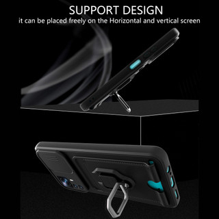 Dành Cho Xiaomi 12T / 12T Pro Ốp Lưng 4 Trong 1 Trượt Camera Bao Đựng Thẻ Đứng Vuông Freebie Dây Chống Sốc Chống Rơi Mỏng Mềm TPU Cover
