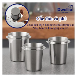 Ly đựng bột cà phê Thép không gỉ 304,Phụ kiện máy xay cà phê,Máy tách bột,Cốc đo cà phê chất lượng