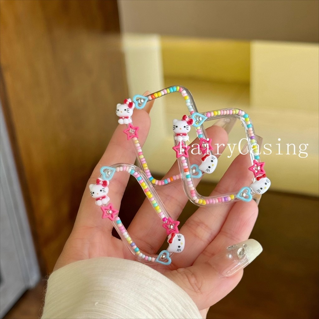 Vỏ PC Hạt Dễ Thương Cho Mi Band 9 8 10 Vỏ Bảo Vệ Ốp Lưng Cho Mi Band 9 10 Vỏ Phiên Bản Gốm Sứ