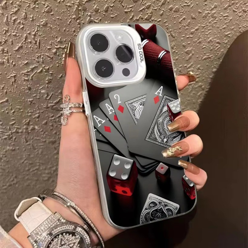 Thẻ Chơi Imd Ốp Điện Thoại Tương Thích Cho Infinix Note 40 30 12 Pro G96 Smart 10 9 8 Pro 8 Plus Hot 50 Pro + 50i 30i 40i 30 Play NFC 40 Pro Vỏ cứng mờ nâng cao
