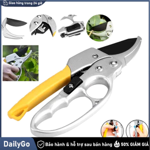 Dụng Cụ Cắt Cành Cây Cộng Lực Lưỡi SK5 Sắc Bén, Cắt Nhánh Nhỏ Và Lớn Dễ Dàng, Làm Vườn Tiện Lợi