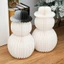 Exhila Trắng Bền Đẹp Người Tuyết Ngày Lễ Trang Trí Người Tuyết Nhà Giọng Cho Lò Sưởi Mantels Văn Phòng Cửa Sổ Trang Trí