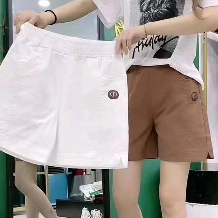 Quần short cạp cao dành cho nữ, phù hợp mùa hè và mặc hàng ngày