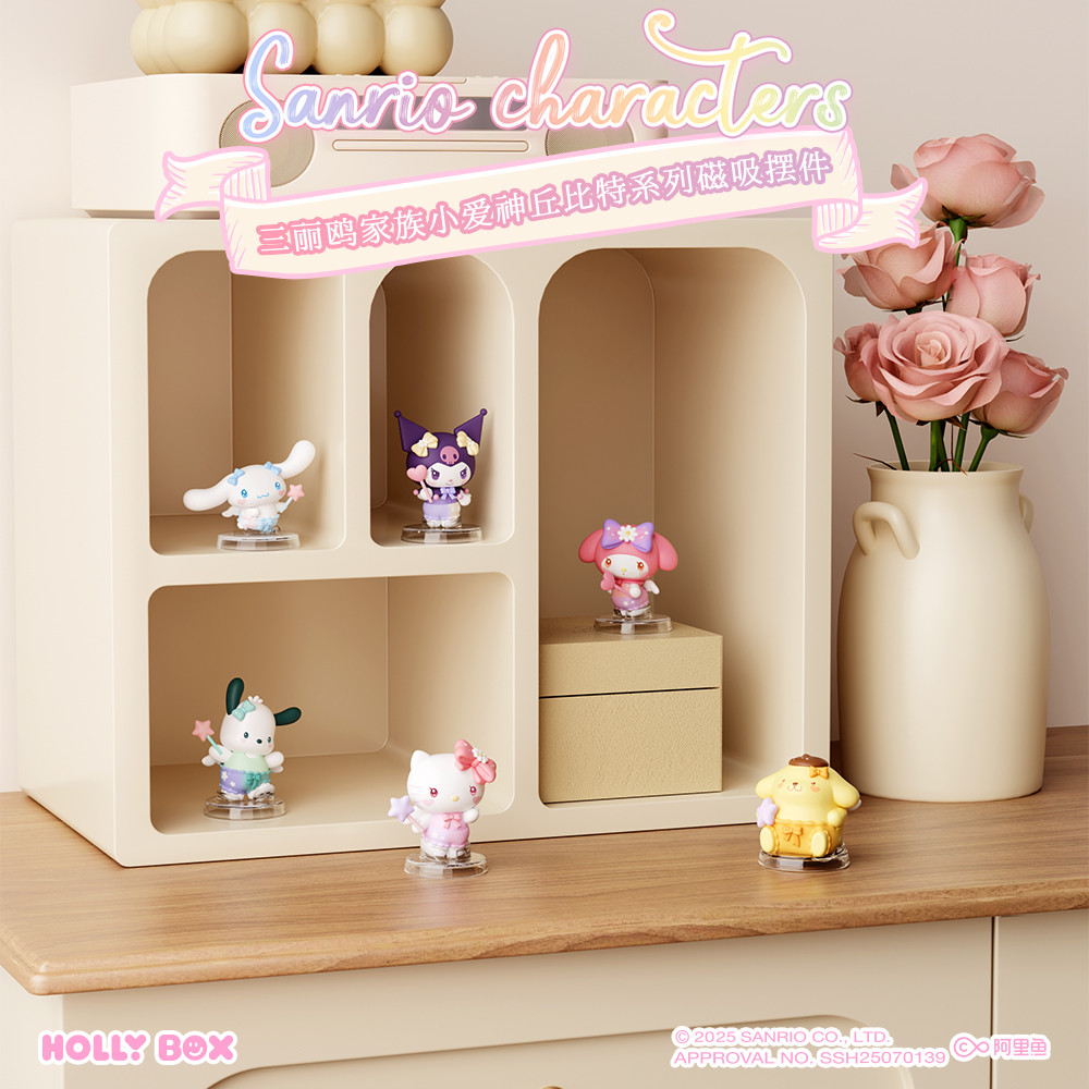 Nhãn dán tủ lạnh trang trí từ tính Sanrio Cupid Hình nhỏ
