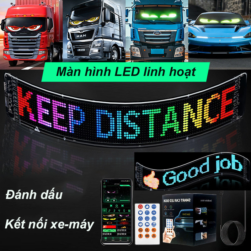 Đèn led MA TRẬN hiện thị màn hình OTO，Màn Hình LED Ô Tô, Cuộn quảng cáo, Chống nước IP65