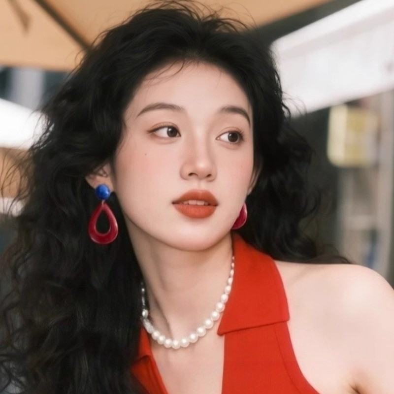 2026 Phong Cách Mới Bông Tai Đơn Giản Thời Trang Retro Nữ Bông Tai
