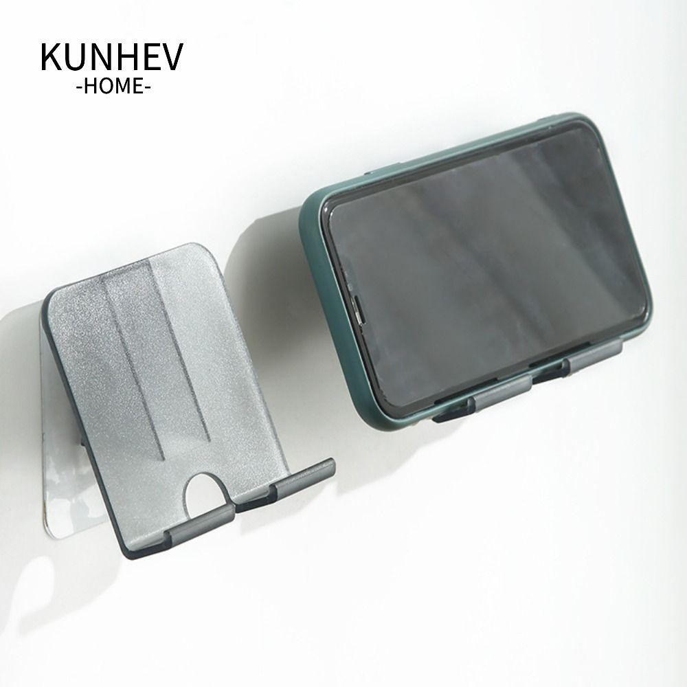 KUNHEV đỡ điện thoại KUNHEV, Giá sắp xếp đa năng Giá đỡ điện thoại treo tường, Giá đỡ sạc điện thoại nhẹ trong suốt bền bỉ