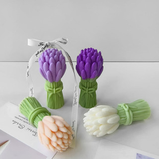 3d Hoa Tulip Bó Hoa Khuôn Silicon DIY Hoa Thơm Nến Thạch Cao Trang Trí Khuôn Handmade Quà Tặng Xà Phòng Thạch Cao Nến Làm Đồ Dùng