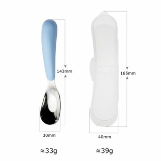 Thìa ăn dặm cho bé inox 304 cao cấp dùng ăn cơm cháo, sữa chua, váng sữa, hàng xuất dư  FE123