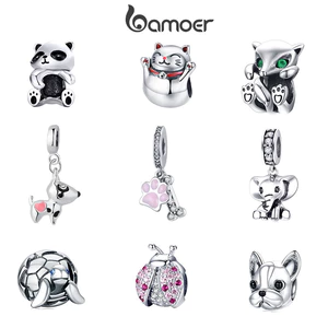 Bamoer Hạt Charm Động Vật Series Phụ Kiện Thời Trang Thích Hợp Cho Vòng Tay Vòng Cổ AIC02