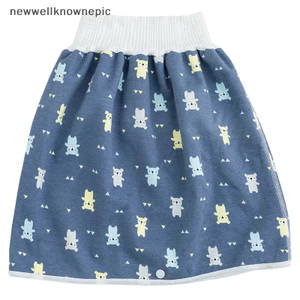 Newwellknownepic Tã Cho Bé Váy Chống Thấm Nước Cho Trẻ Sơ Sinh Chống Rò Rỉ Nước Tiểu Tập Quần Vải Tã Trẻ Em Ngủ Ngủ Ngủ Bô Đồ Tập Luyện VN
