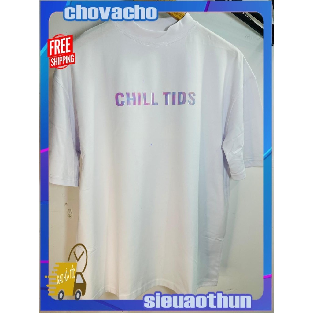 Áo thun Stee Cổ tròn in CHILL TIDS Localbrand ICVCVNI Unisex