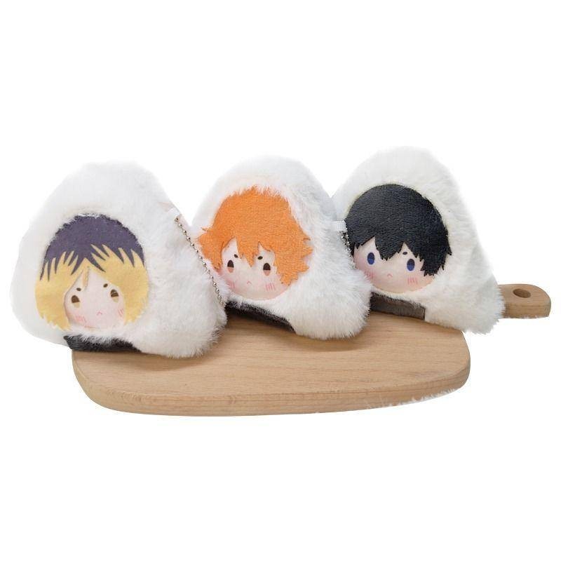 Haikyuu!! Quyến Rũ Móc Khóa Sang Trọng - Oikawa Tooru, Hinata Shoyo, Kenma Kozume Onigiri Design