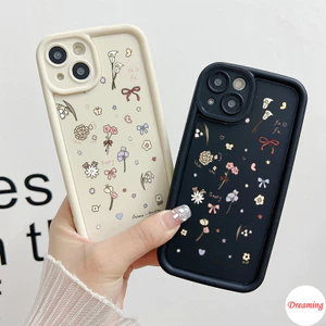 Ốp Lưng Cho OPPO Reno 12 11 10 8 7 6 5 4 3 A7 A5S A5 A9 A3S A12E F11 Pro F9 F7 A83 A98 A94 A93 A79 A78 Thiết Kế Mắt Thiên Thần Chống Rơi Họa Tiết Sáng Tạo Hoa Nhỏ
