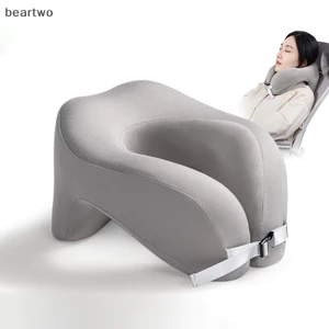 < Beartwo > Cổ Xốp Du Lịch Hình Chữ U Nguyên Chất Cho Máy Bay Văn Phòng Phòng Ngủ Cổ Tử Cung Bay Ngủ Hỗ Trợ Cổ Đẹp